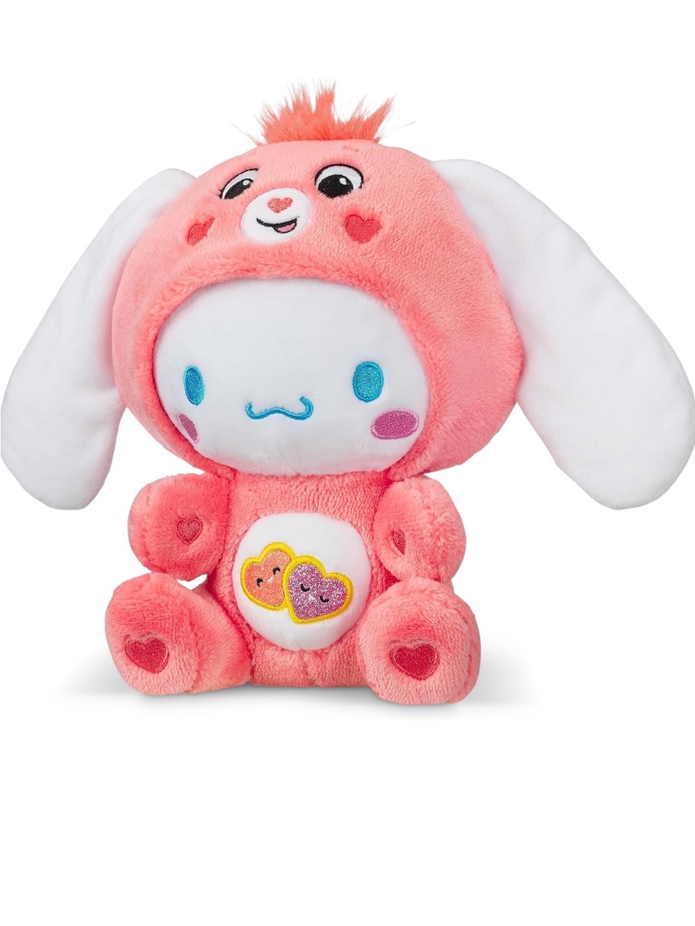 Care Bears x Hello Kitty , Cinnamoroll as Love-a-Lot Bear , Collectible Plus